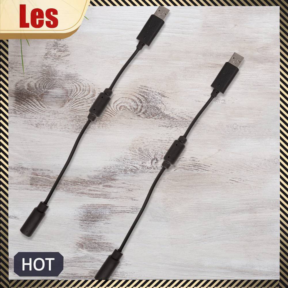 Set 2 Cáp Nối USB Cho Tay Cầm Chơi Game Xbox 360