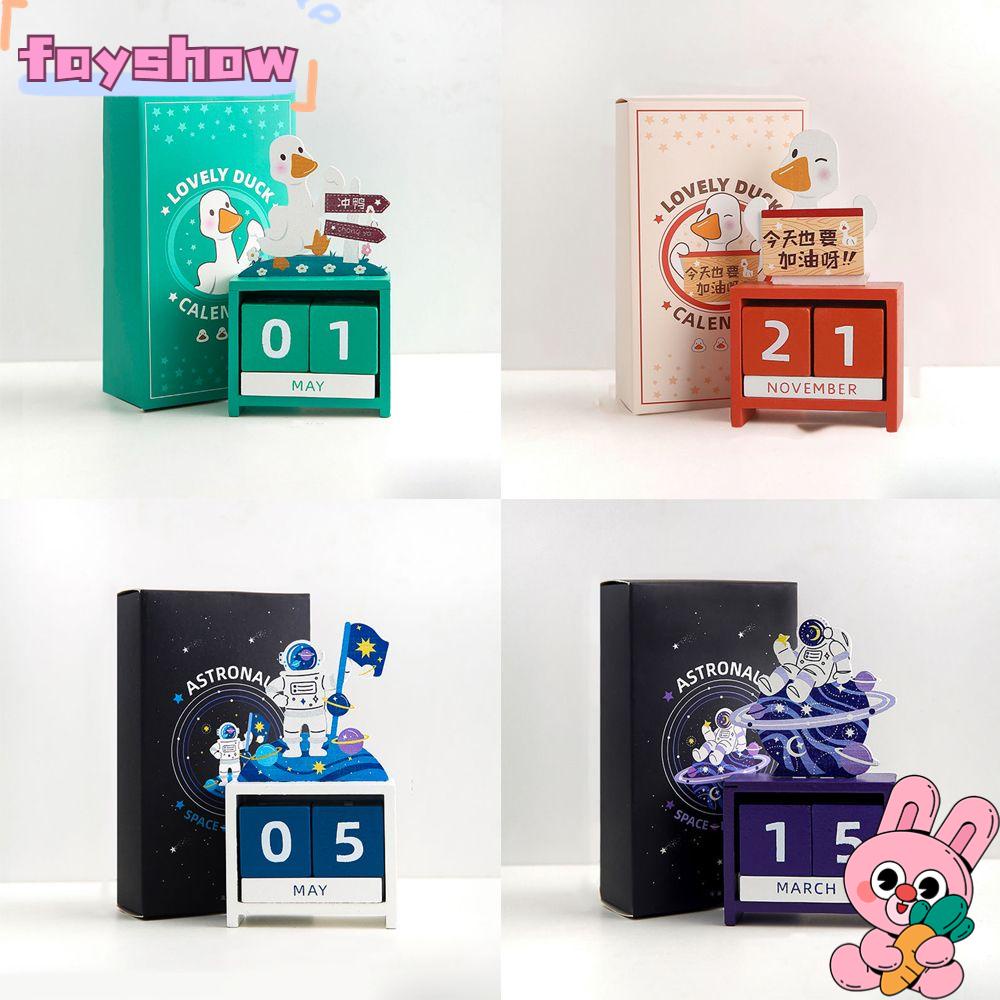 FAY Lịch Gỗ Để Bàn Thiết Kế Sáng Tạo