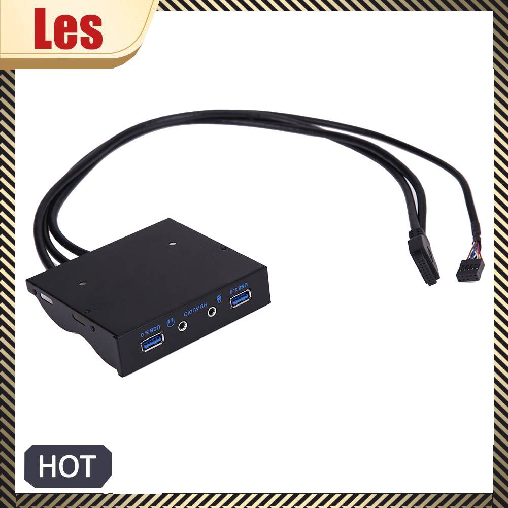 Bộ ChuyểN ĐổI Âm Thanh 3.5 &quot;20Pin Sang 2 ĐầU USB 3.0 + ĐầU NhậN HD Audio PC
