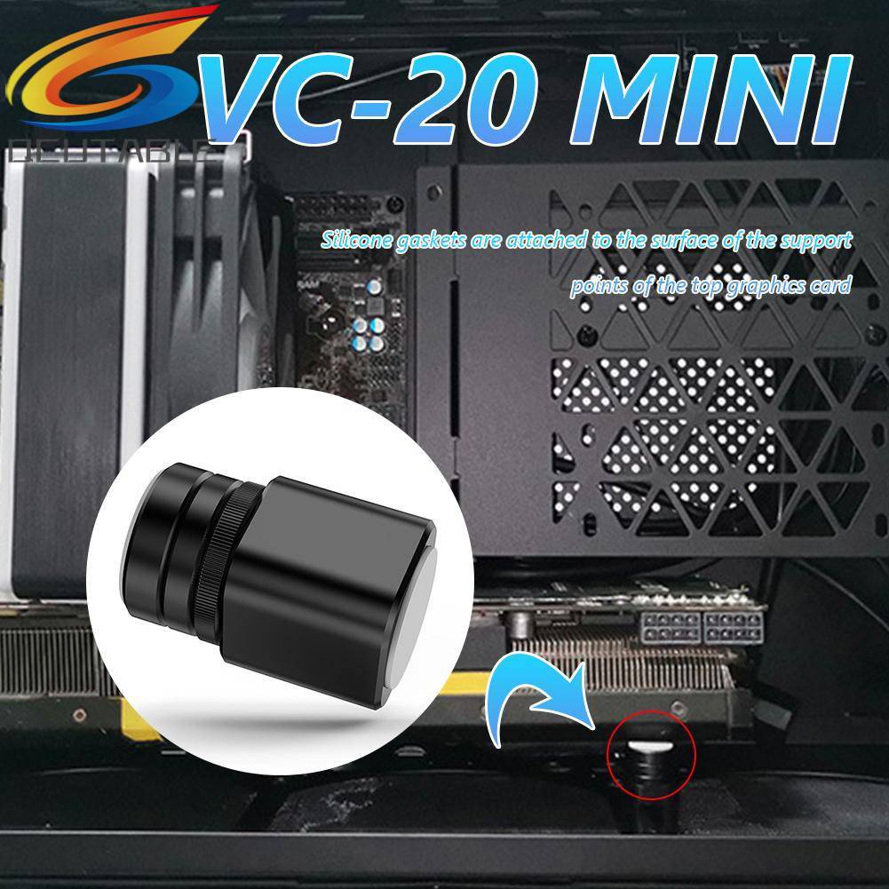 Bộ Giá Đỡ Card Đồ Họa MINI VC-20 Bằng Hợp Kim Màu Đen Cho ITX + MATX
