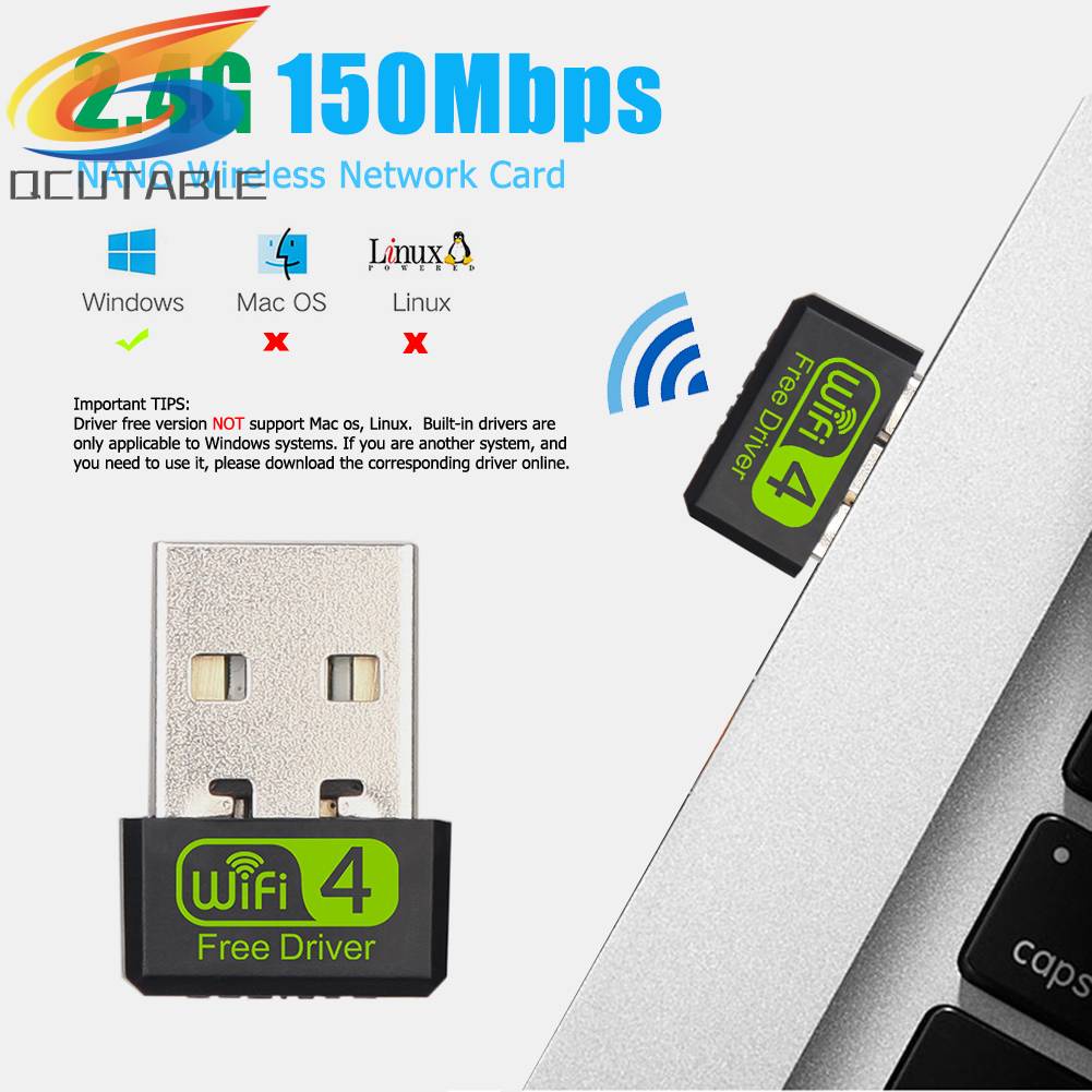 Usb Nhận Tín Hiệu WiFi 150Mbps Thẻ