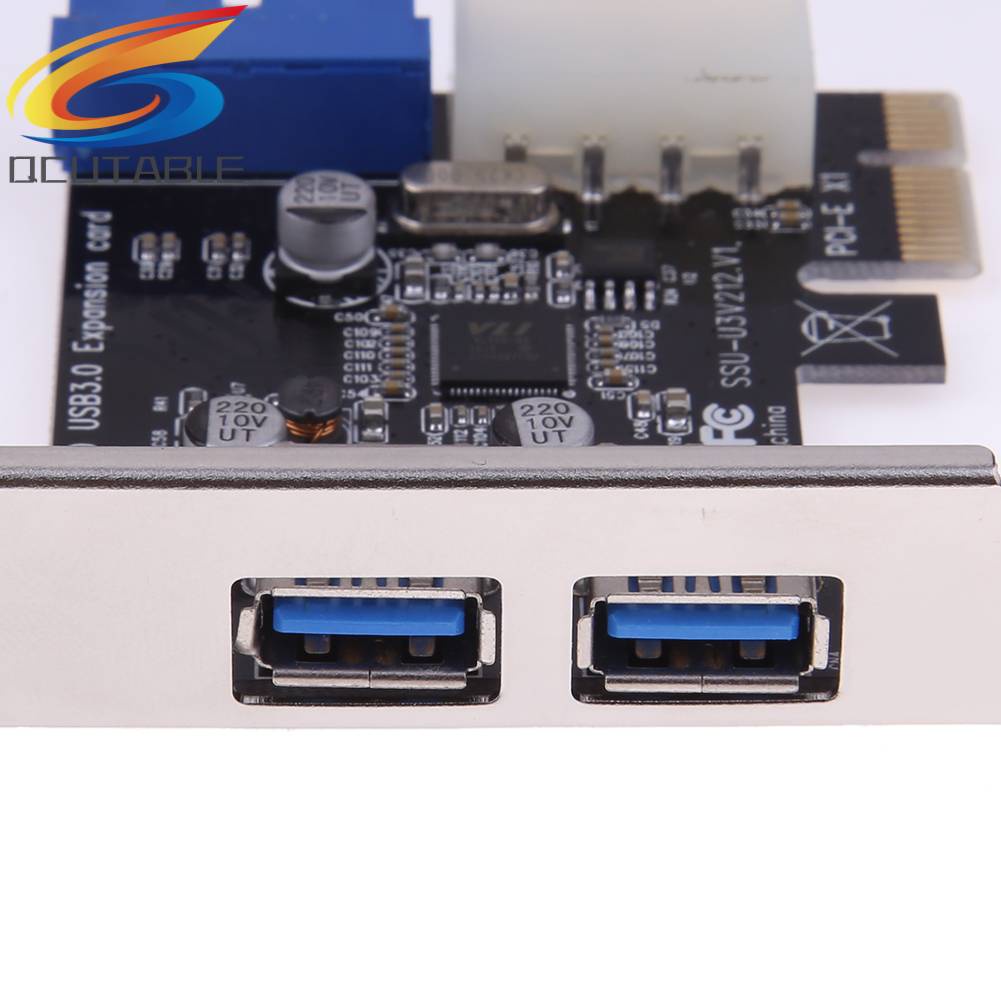 Card Mở Rộng PCIe 4pin IDE 2 Cổng Usb 3.0 + 19pin