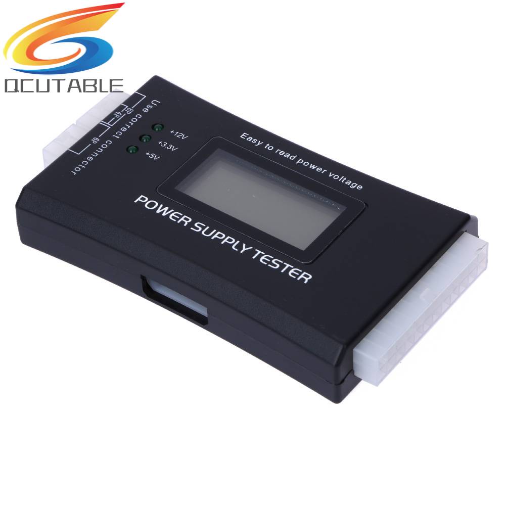 Dụng Cụ Kiểm Tra Nguồn Điện 20 / 24 Pin Với Màn Hình LCD Kỹ Thuật Số