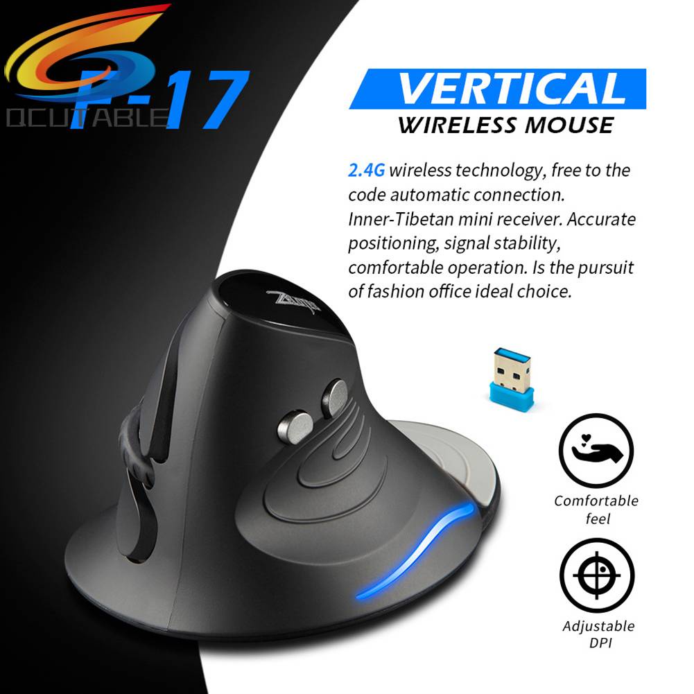 Chuột Gaming ZELOTES Quang HọC Không Dây, LED 2.4G