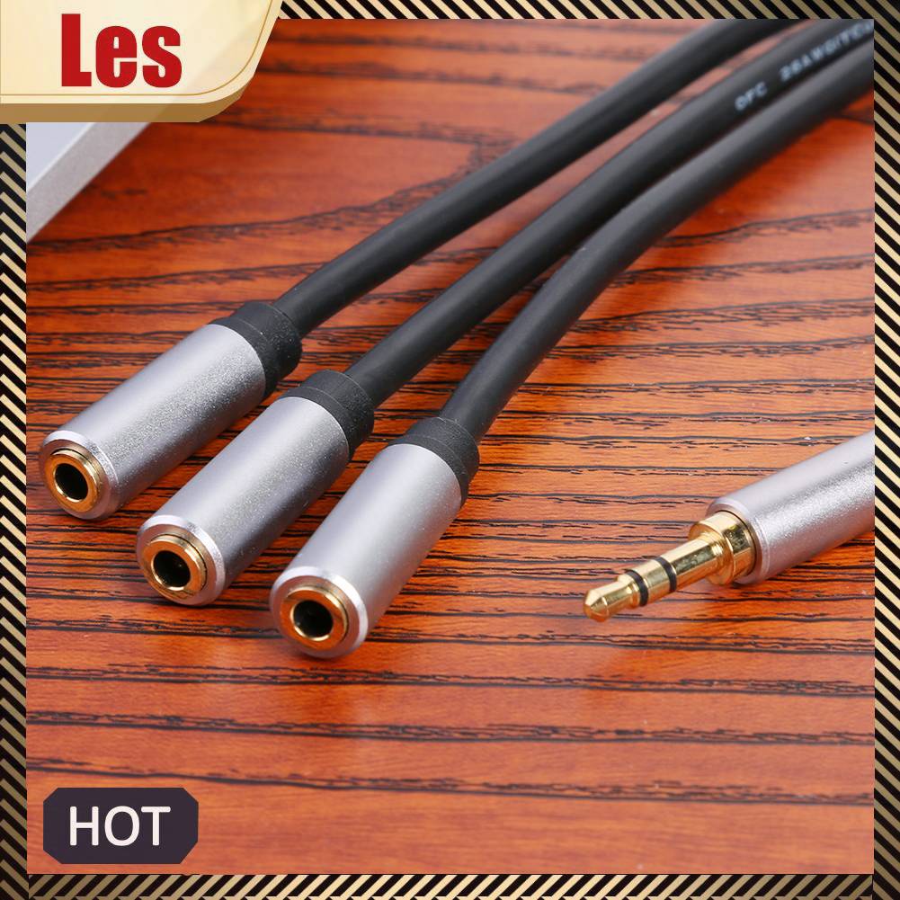 Cáp Chia Âm Thanh 3.5mm 3.5mm TRS Sang 3x 1 / 8 Jack CắM 1ft