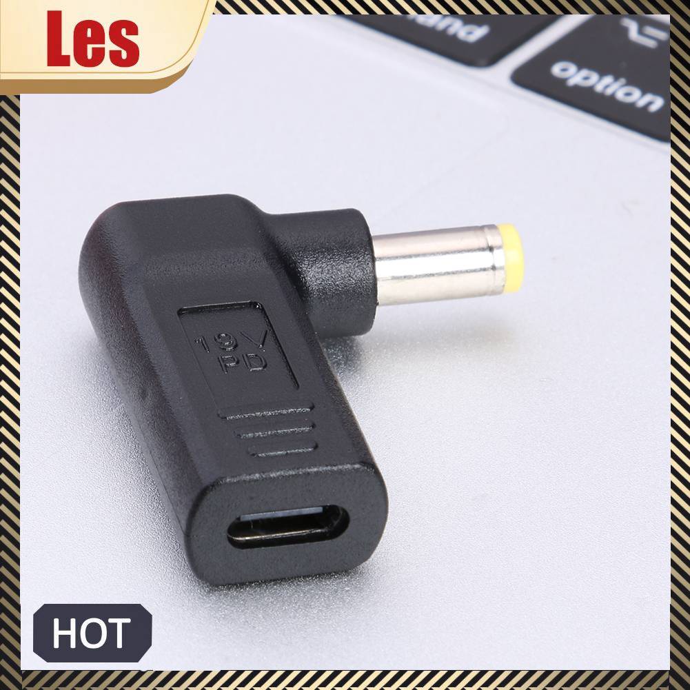 Đầu CắM 90 Độ ChuyểN USB3.1 USB-C Sang Lỗ CắM 5.5x2.5mm DC