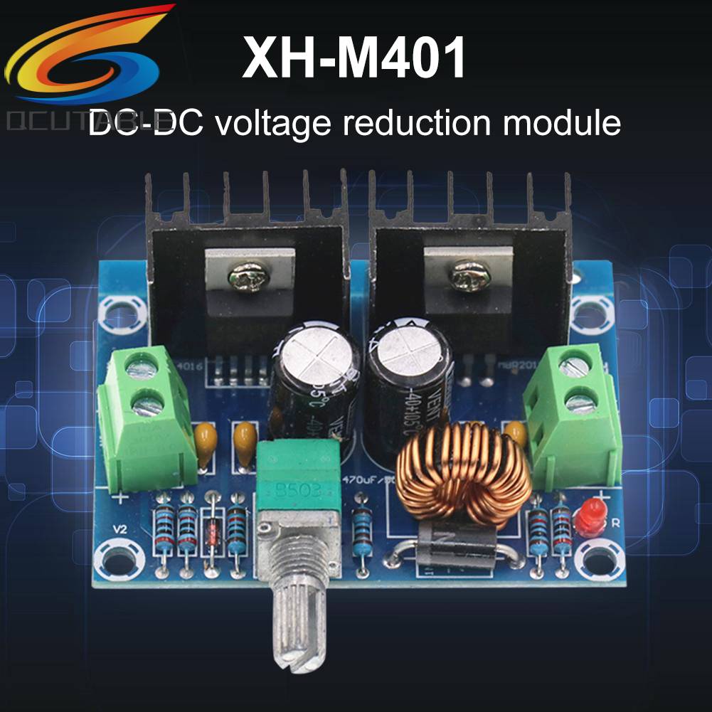 Mô Đun Hạ Áp XH-M401 DC-DC 8A 200W XL4016E1 PWM 4-40V Sang 1.25-36V Chuyên Dụng