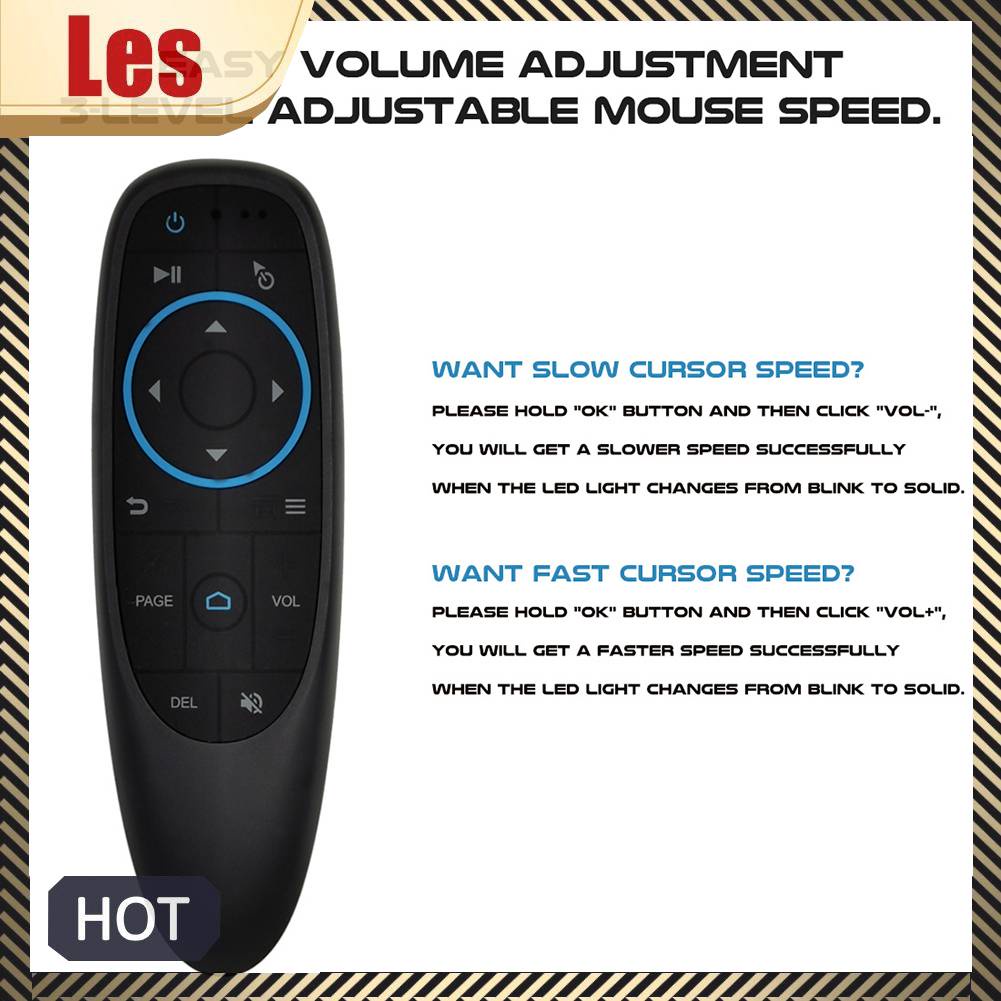 Điều Khiển Từ Xa Thông Minh G10BTS Con Quay Hồi Chuyển 6 Trục 17 Phím Bluetooth 5.0
