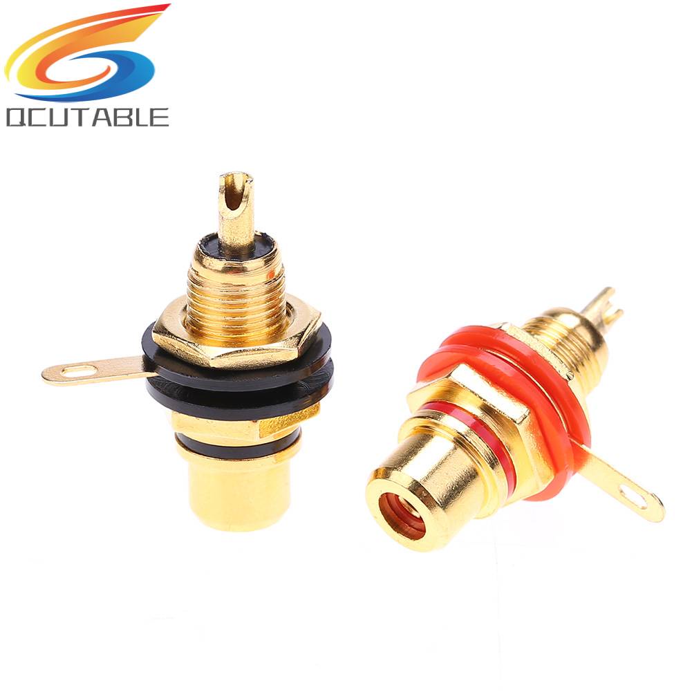 Bộ 2 Đầu Nối RCA Female Chất Lượng Cao