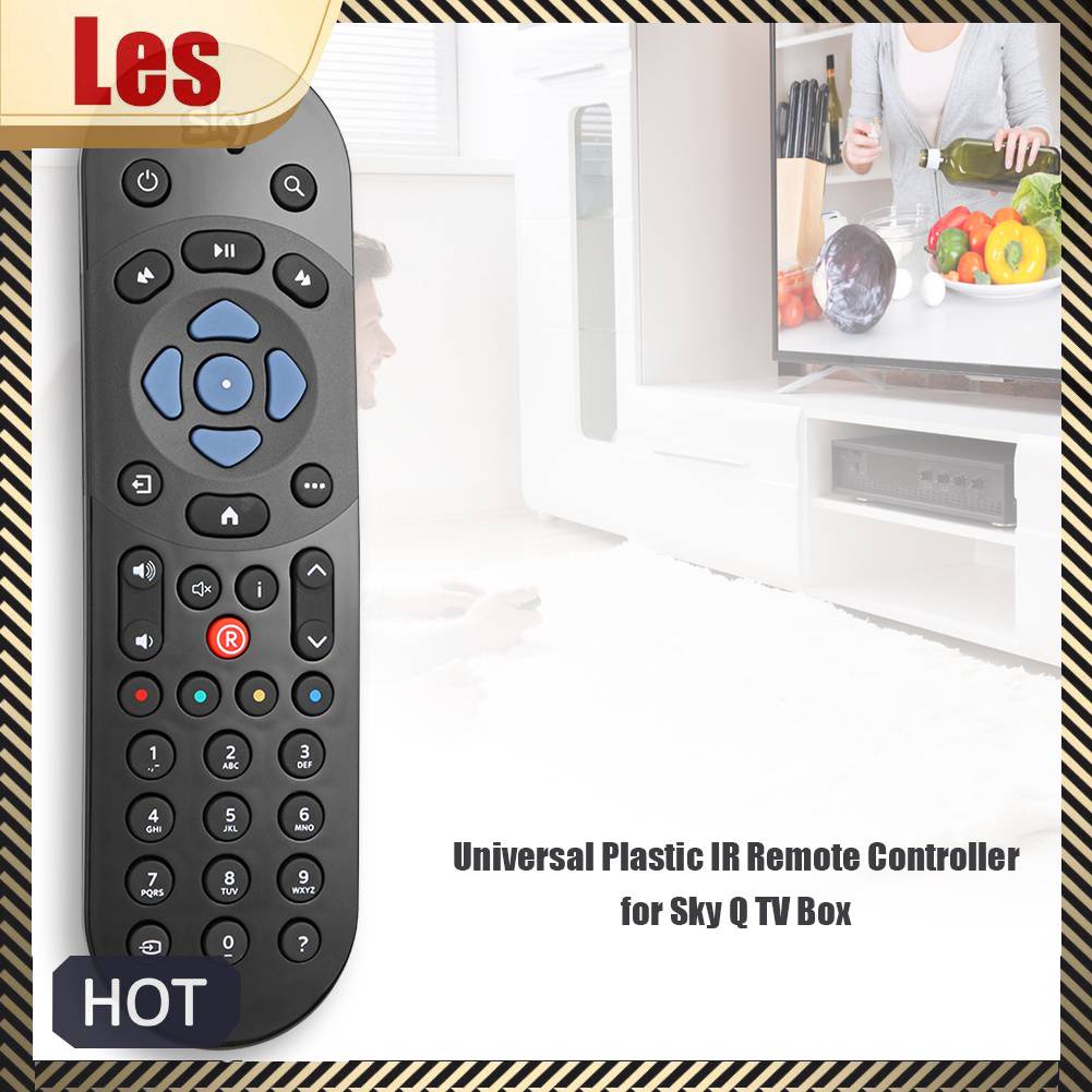 Điều Khiển Từ Xa Bằng Nhựa Màu Đen Thông Dụng Cho Sky Q TV Box
