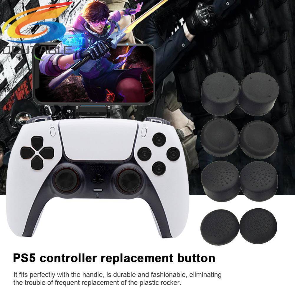 Set 8 Nút Bấm Màu Đen Cho Tay Cầm Chơi Game PS5 / PS3 / Xbox 360