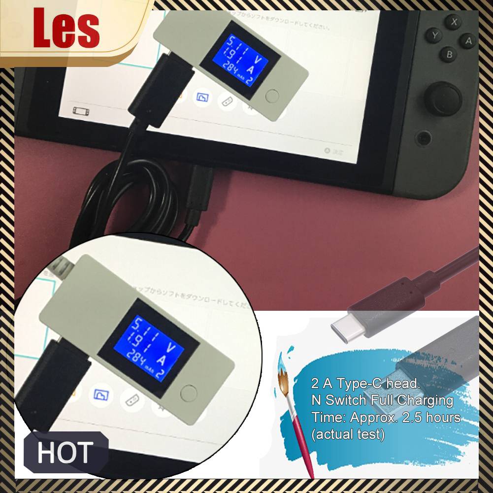 2 Dây Cáp Sạc 3m 10ft 2A Type-C Cho NS NX USB Nintendo