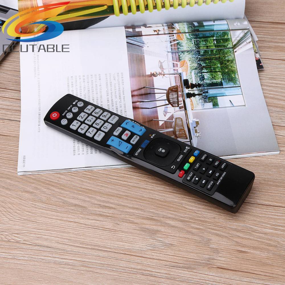 Phụ Kiện Thay Thế Phổ Quát Cho LG AKB73615303 Remote TV Thông Minh 3D Màu Đen