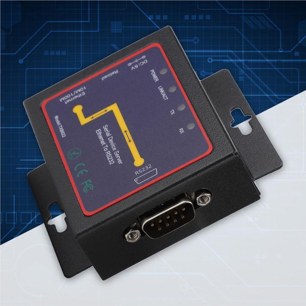 Phích Cắm Chuyển Đổi RJ45 Sang RS232 RS-232 / 485 / 422 Sang TCP / IP 100-240V Chuyên Dụng