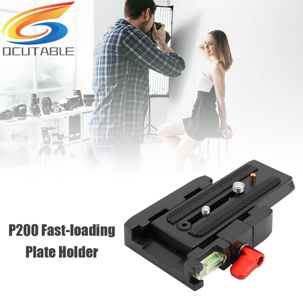 Tấm Tháo Lắp Nhanh P200 Bằng Hợp Kim Nhôm Cho Chân Tripod Manfrotto 501 Q5