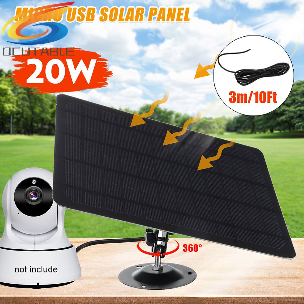 Cục Sạc Năng Lượng Mặt Trời Chống Nước IP CCTV 5V 10W