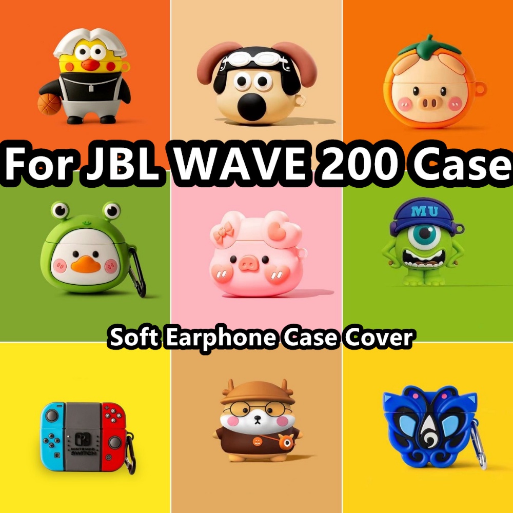 Hàng Có Sẵn! Hàng Có Sẵn! Vỏ Mềm Chống Rơi Vỡ In Họa Tiết Hoạt Hình Cho JBL WAVE 200 / JBL WAVE 200