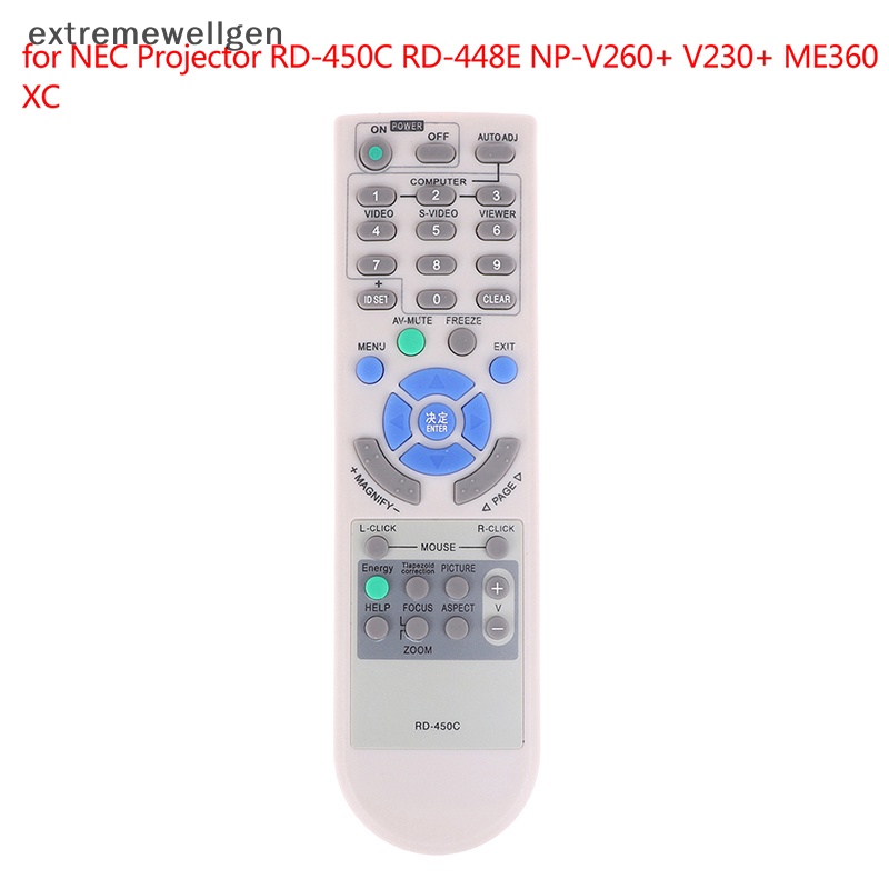 Điều Khiển Từ Xa Cho Máy Chiếu NEC Rd-450c Rd-448e Np-v260 + v230 + Me360 LLF
