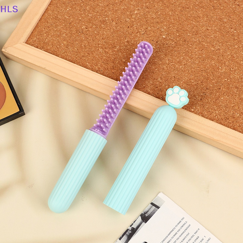 Lược Chải Tóc Túi Khí Bằng Nhựa Kích Thước Nhỏ Dễ Thương Cho Nữ