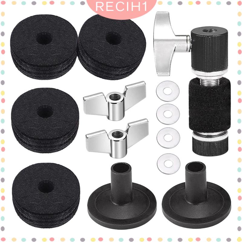 Bộ 13 Phụ Kiện Thay Thế Cho Nhạc Cụ Trống Chũm Chọe Cymbal
