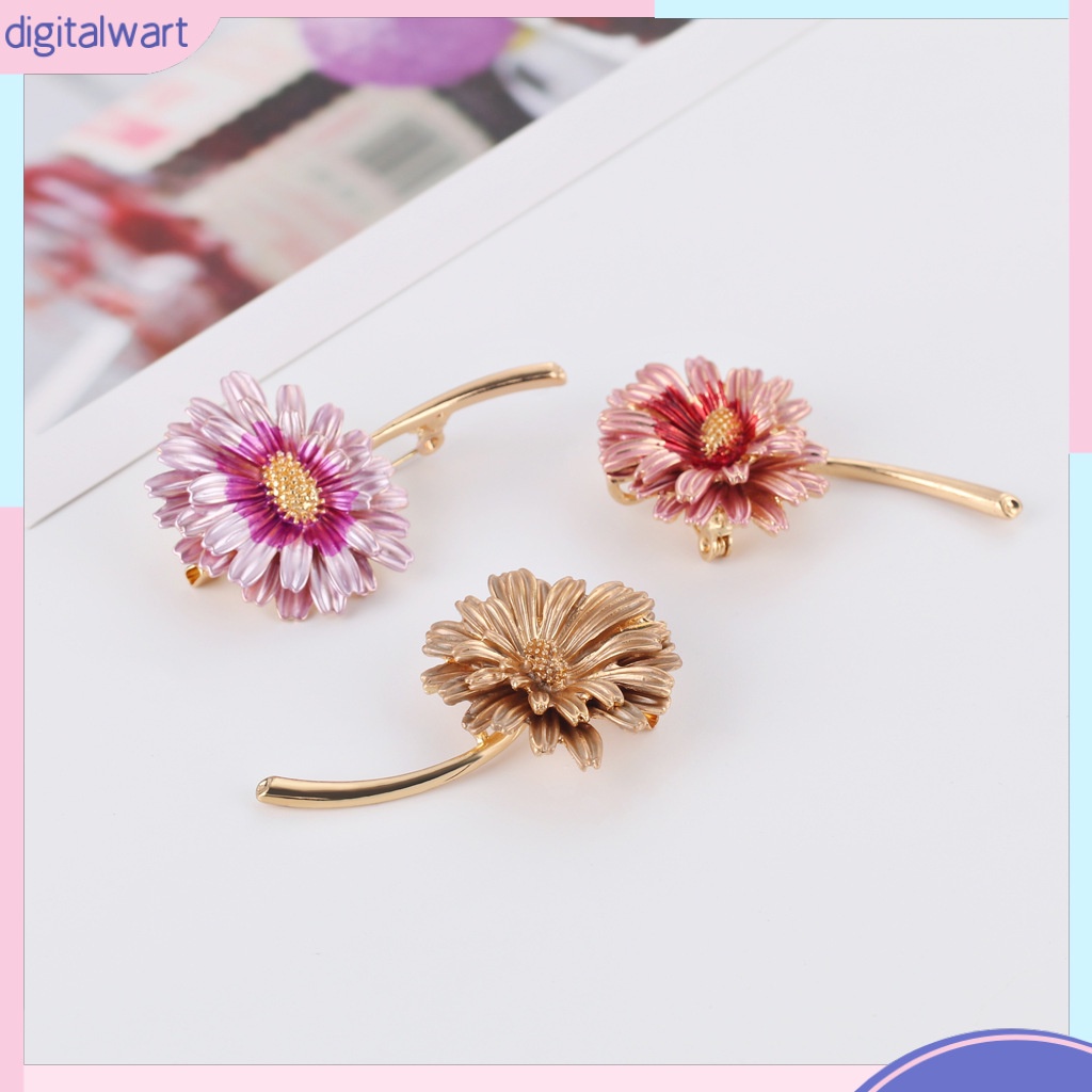 Ghim Cài Áo Hình Hoa Hướng Dương Bằng Hợp Kim Thân Thiện Với Môi Trường [DG] Thân Thiện Với Môi Trường