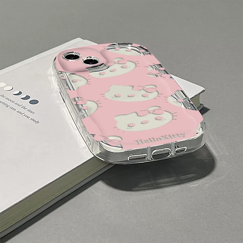 Ốp Điện Thoại Silicone Mềm Trong Suốt Chống Sốc In Hình Mèo Cho IPhone 14 13 12 11 Pro Max XS X XR 8 + 7 Plus