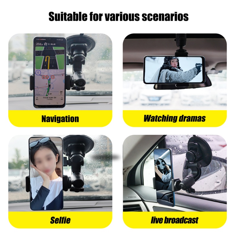 Giá Đỡ ĐiệN ThoạI Xoay 360 Độ ChốNg TrượT Cho Xe Hơi