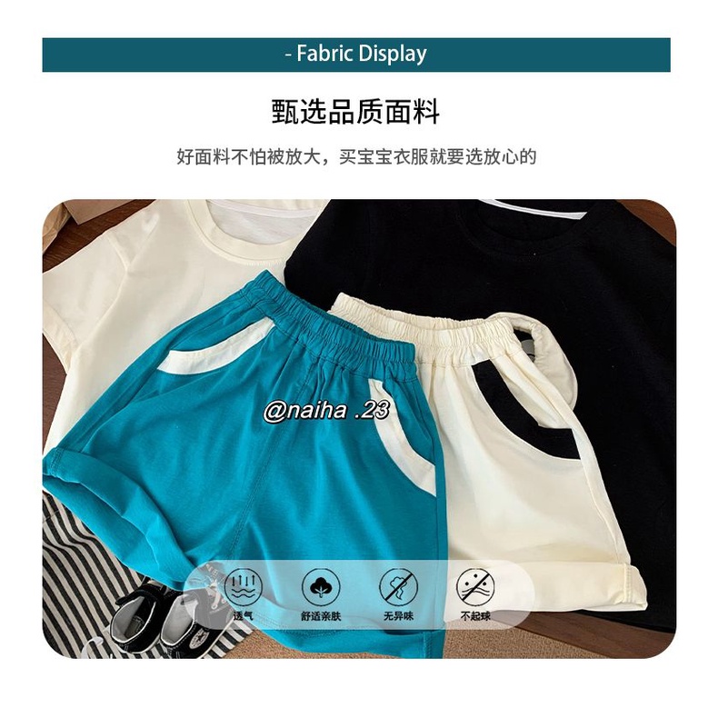 Áo Thun Tay Ngắn Dáng Rộng In Hình Gấu Hoạt Hình Phong Cách Hàn Quốc Thời Trang Mùa Hè Cho Bé Gái