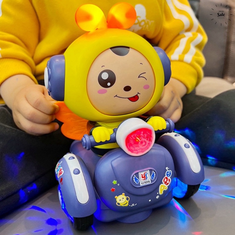 Đồ Chơi Búp Bê Ong Điện Tử Nhảy Múa Có Đèn Và Nhạc Bằng Nhựa Thay Đổi Khuôn Mặt