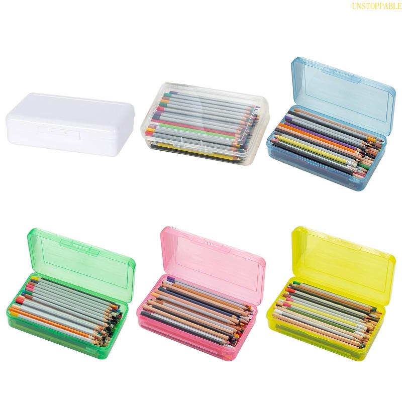 Hộp Đựng Bút Bằng Nhựa Sức Chứa Lớn Tiện Dụng Cho Văn Phòng