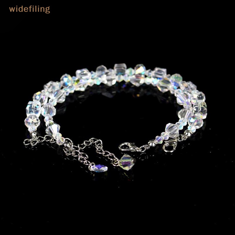 Vòng Tay Hạt Đá Pha Lê Hình Vuông Lấp Lánh Có Thể Điều Chỉnh Kích Thước Thời Trang Cho Nữ