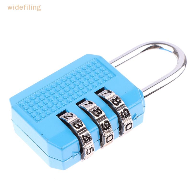 Ổ Khóa Mật Khẩu 3 Chữ Số Mini Bằng Hợp Kim Kẽm Dùng Thay Thế Vali Hành Lý / Tủ Gym