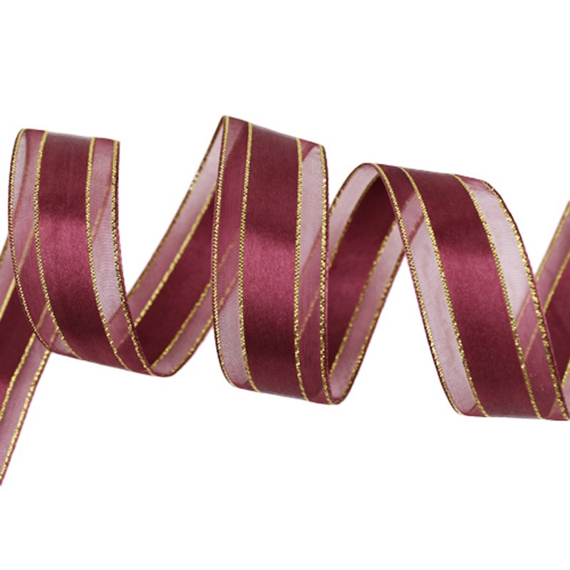 Cuộn Dây Ruy Băng Màu Vàng 25mm Chất Lượng Cao (25 Yard)