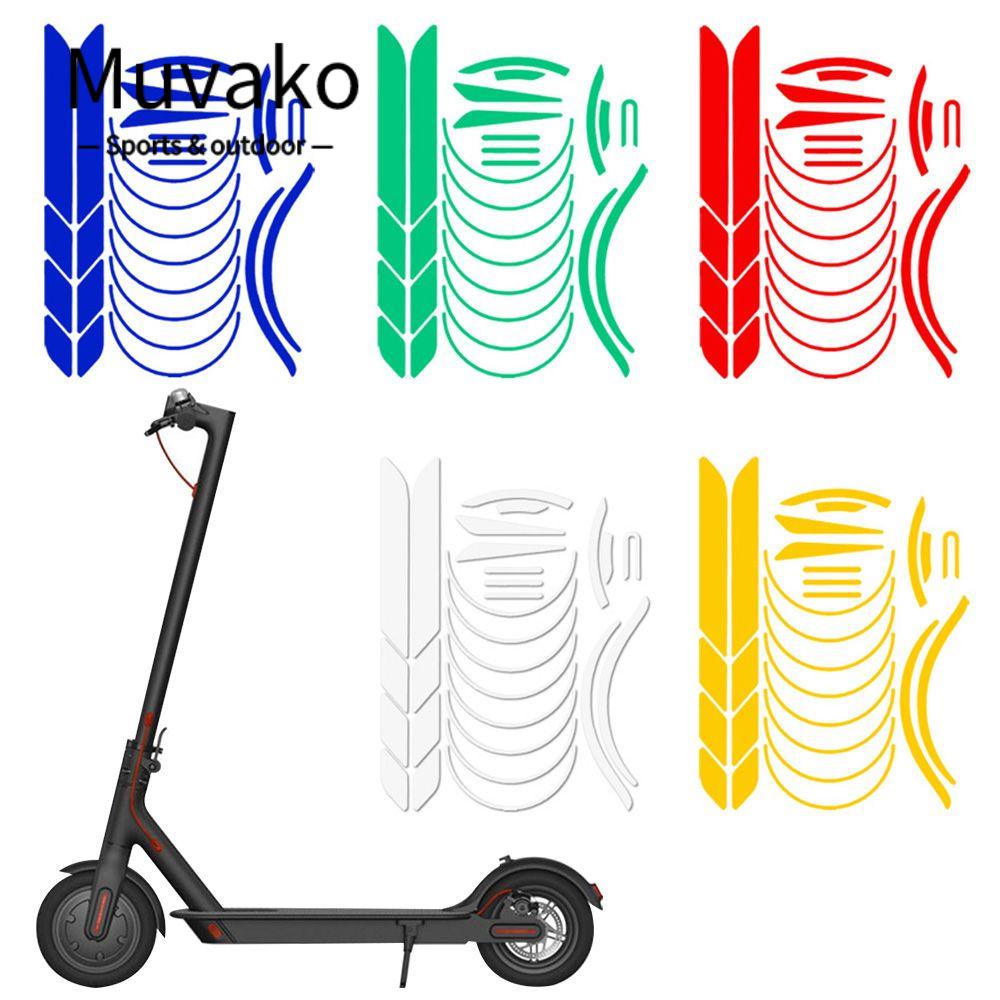 MUVAKO Miếng Dán Phản Quang Cảnh Báo An Toàn Vào Ban Đêm Cho Ván Trượt