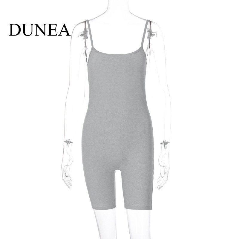 DUNEA Áo liền quần Cotton Hở Lưng Gợi Cảm