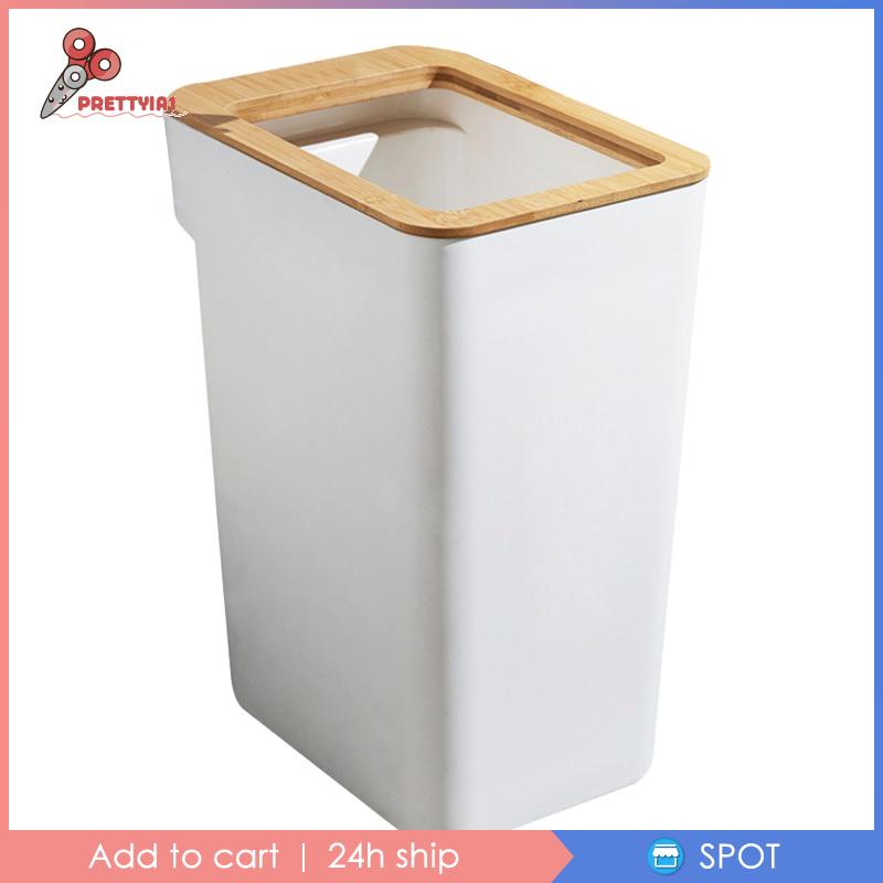 Thùng Đựng Rác Thiết Kế Hiện Đại Tiện Dụng Cho Phòng Vệ Sinh / Phòng Ngủ / Nhà Vệ Sinh [Prettyia1