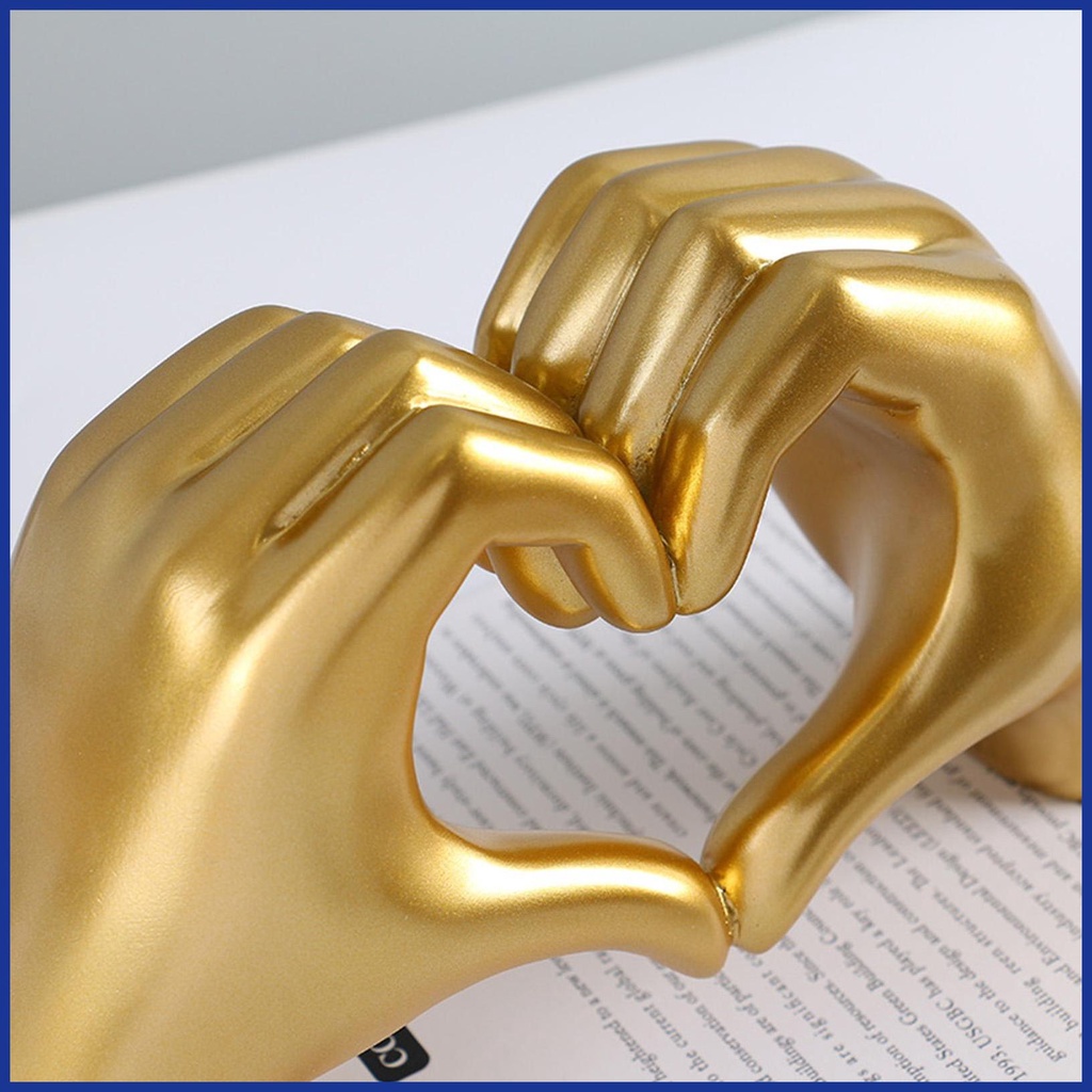 Mô Hình Tượng Thả Tim Bằng Nhựa Resin Phong Cách Bắc Âu Trang Trí Nhà Cửa