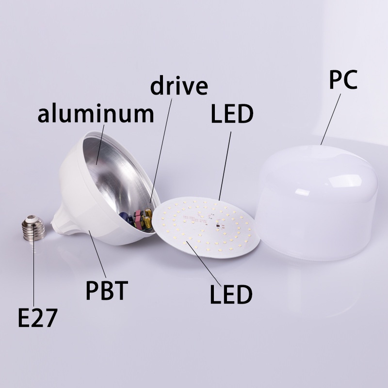 Bóng Đèn LED E27 Tiết Kiệm Năng Lượng 50W / 40W / 30W / 20W / 15W / 10W / 5W