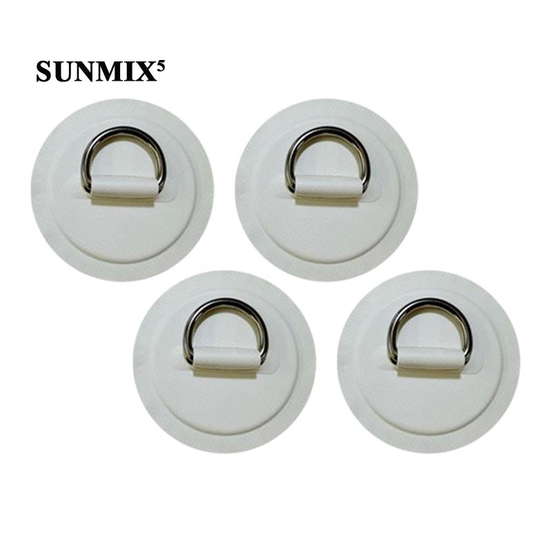 Set 4 Móc Khóa Chữ D Bằng Thép Không Gỉ Cho Tàu Thuyền