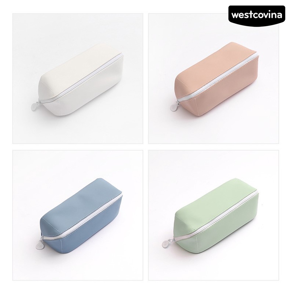 [WSTN] [WSTN]✎Túi Đựng Bút Chì Sức Chứa Lớn Có Khóa Kéo Bề Mặt Mịn Chống Mài Mòn Có Thể Tái Sử Dụng