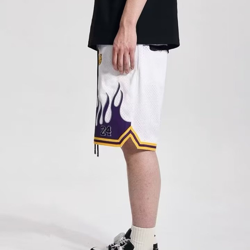 Quần Short Thể Thao Ống Rộng Thêu Chữ Phong Cách Mỹ Chất Lượng Cao Cho Nam