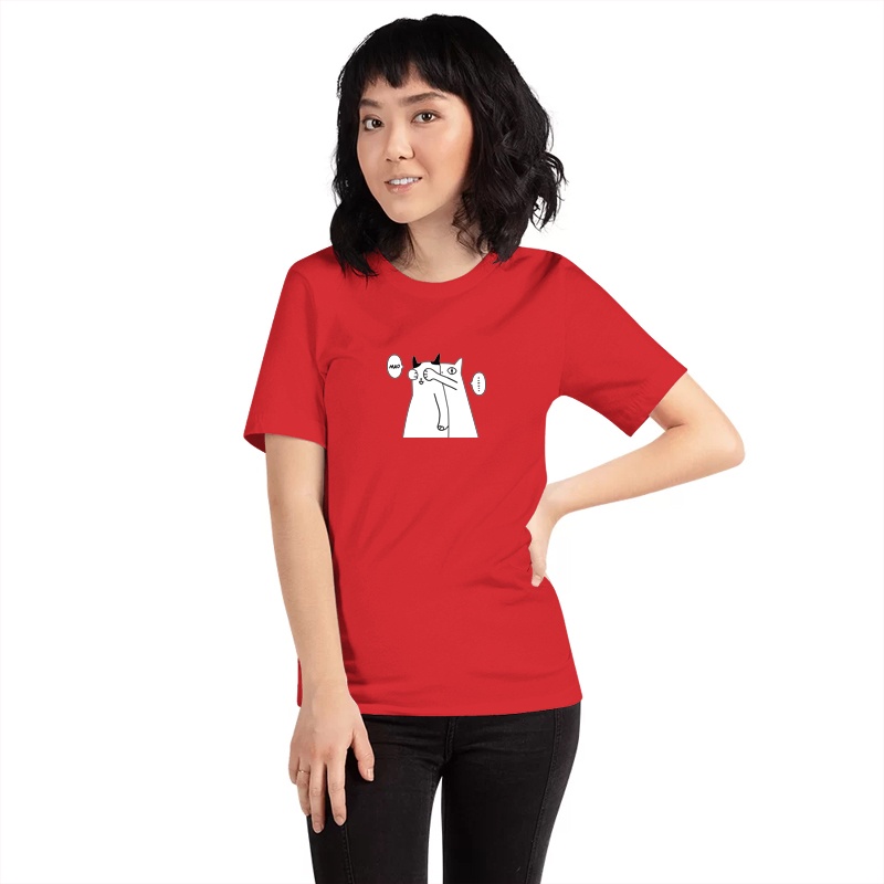 Áo Thun NgắN Tay Unisex In HọA TiếT HoạT HìNh