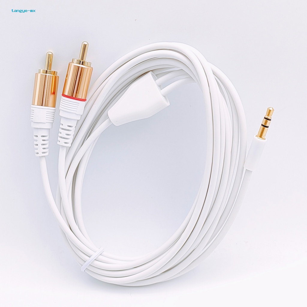 Cáp Âm Thanh Chữ Y Mạ Vàng Chuyển Đổi Từ Đầu Cắm 3.5mm Sang 2RCA Chuyên Dụng