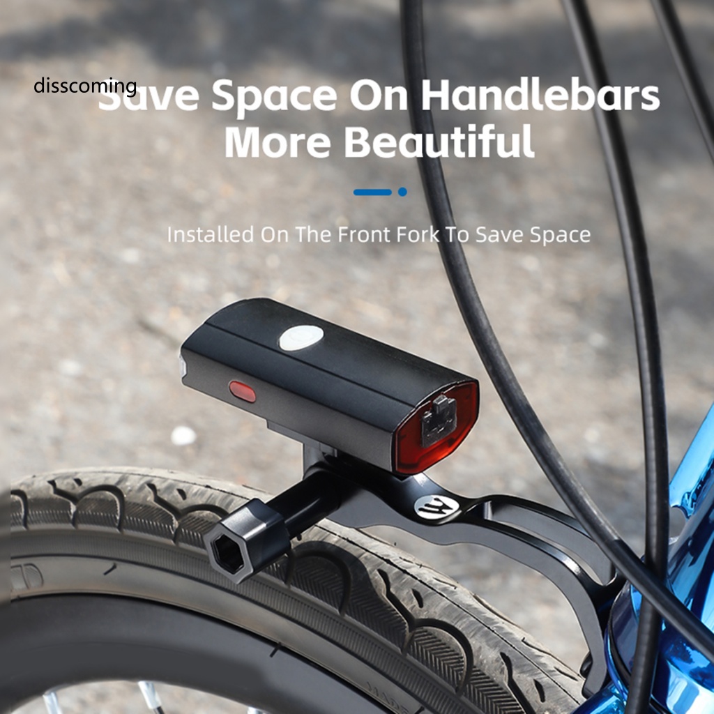 1 Bộ Giá Đỡ Đèn Gắn Phuộc Trước Xe Đạp MTB Dễ Lắp Đặt Có Thể Điều Chỉnh