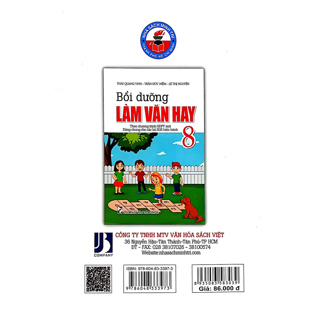 Sách Bồi Dưỡng Làm Bài Văn Hay 8 (Biên Soạn Theo Chương Trình Giáo Dục Phổ Thông Mới)