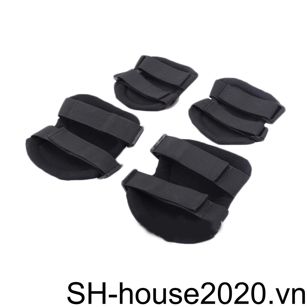 Set 2 Cặp Đệm Bảo Vệ Đầu Gối Và Khuỷu Tay Khi Chơi Thể Thao Trượt Ván Dành Cho Người Lớn