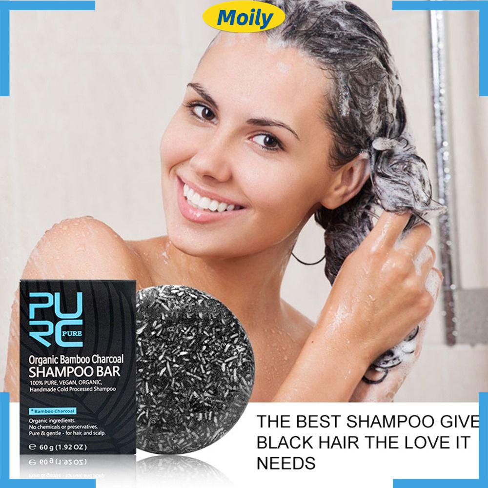 MOILYVN Xà Phòng Gội Đầu Tinh Chất Than Tre Giúp Phục Hồi Tóc Hư Tổn Và Giảm Rụng Tóc