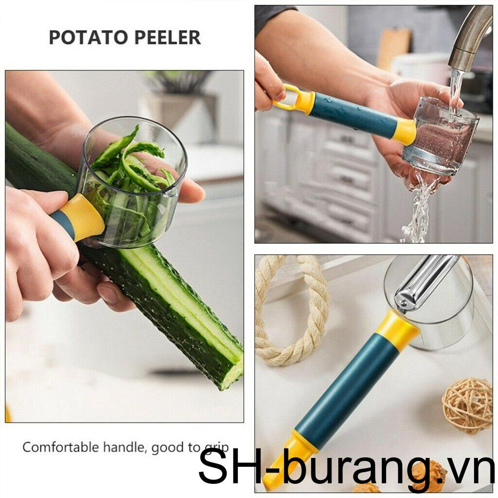 Dụng Cụ Gọt Vỏ Củ Quả Đa Năng Kèm Hộp Đựng