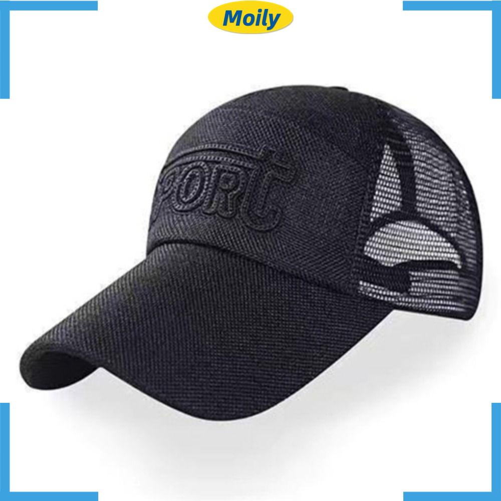 MOILYVN Mũ Lưỡi Trai Thể Thao Chống Nắng Thêu Họa Tiết Chất Liệu Nhanh Khô Tùy Chỉnh Tiện Dụng