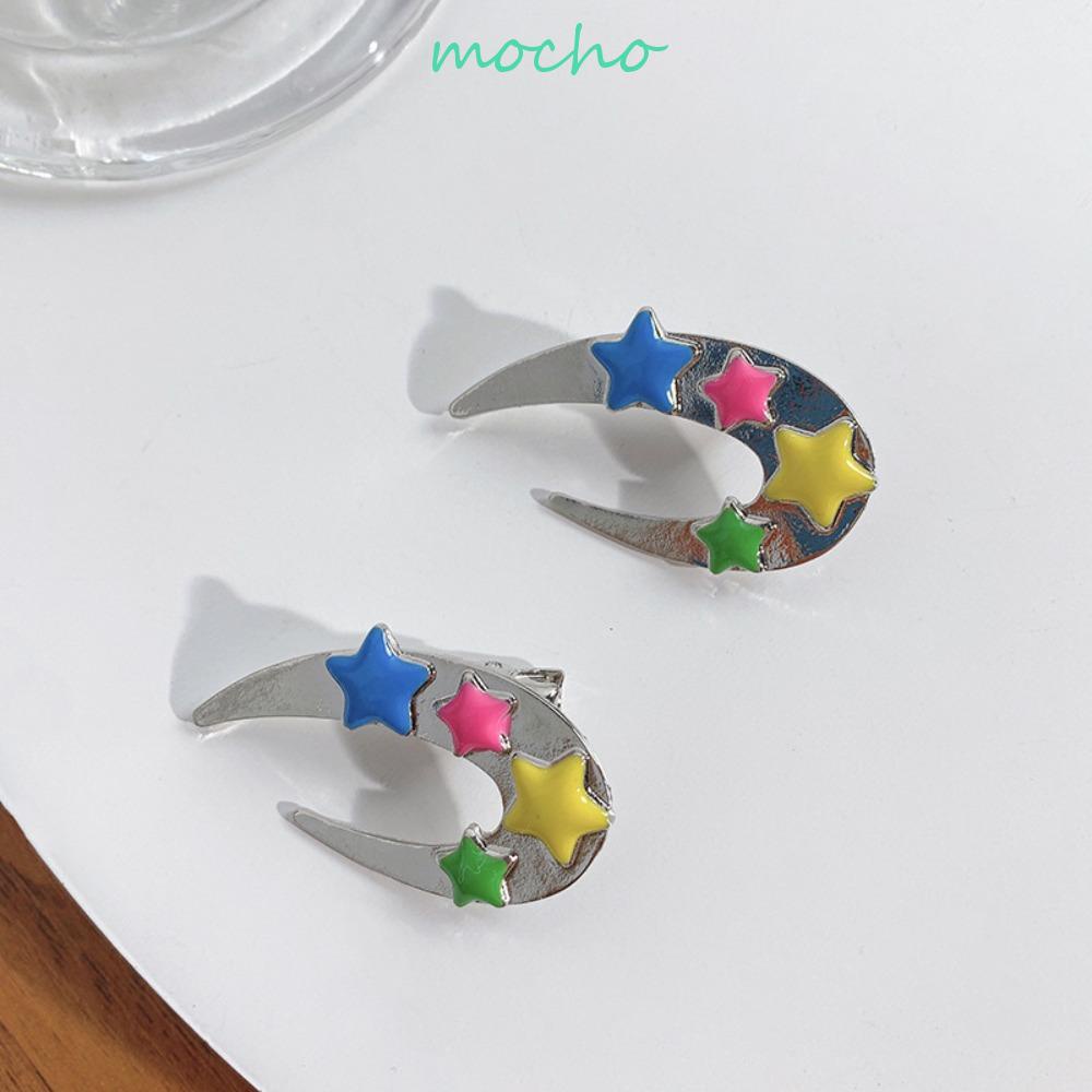 MOCHO Kẹp Tóc Đuôi Ngựa / Kẹp Tóc Y2k Đơn Giản Cổ Điển Cá Tính